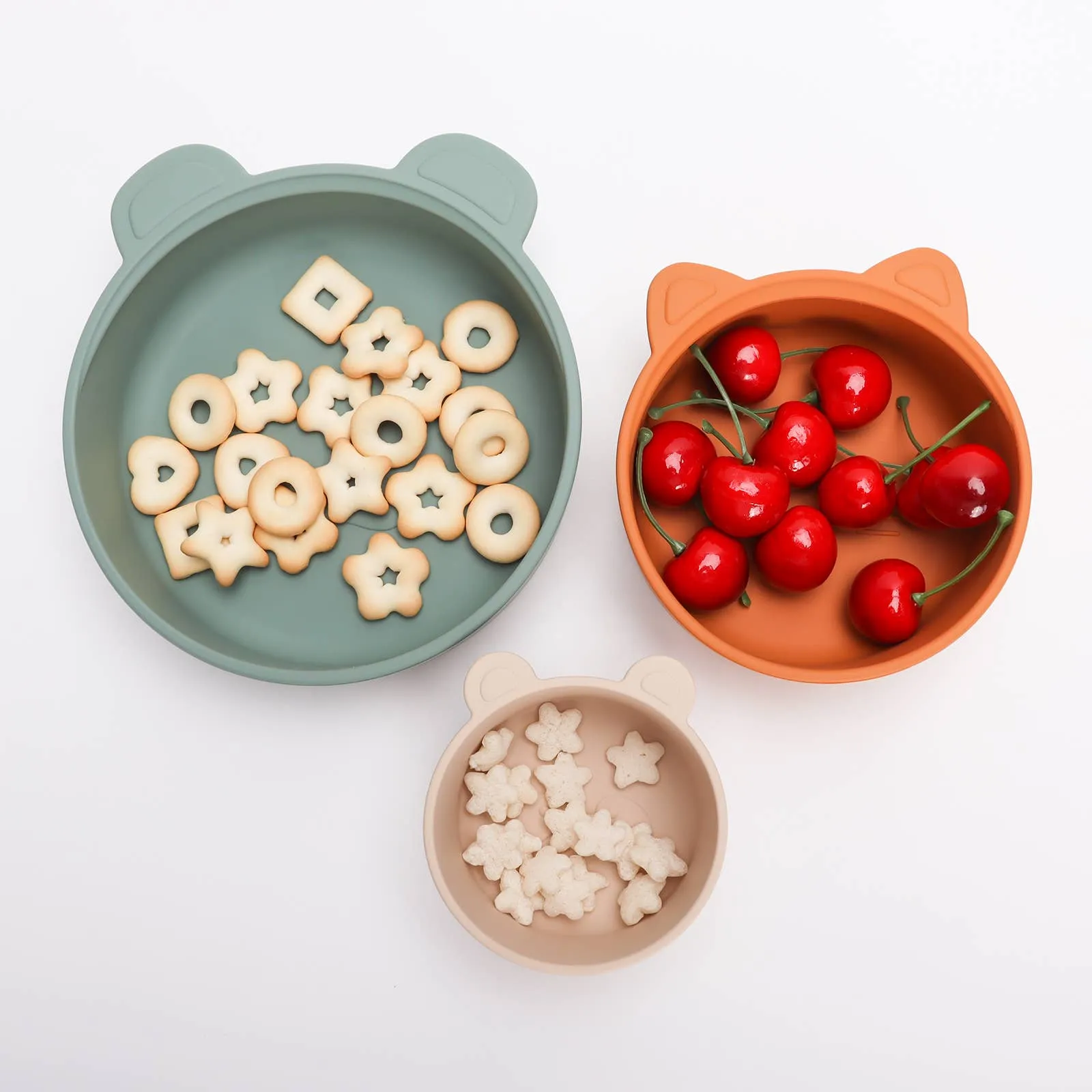 (3pc) Stackable Snack Bowl Set (Citrus Splash)