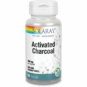 Activated Charcoal 280 mg 90 vegcaps by Solaray