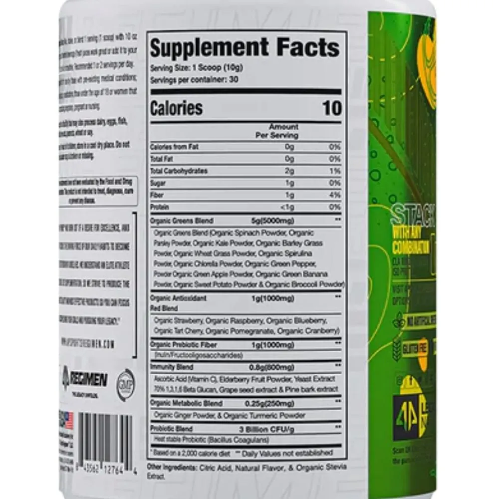 AP Sports Regimen Greens and Fruit 30 Servings