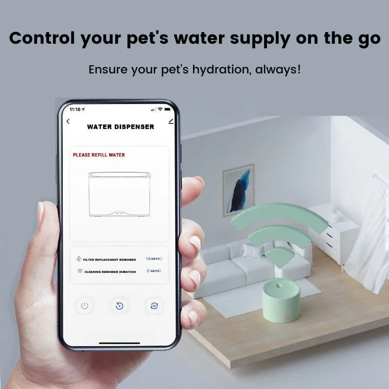 App Control Smart Water Fountain For Pets