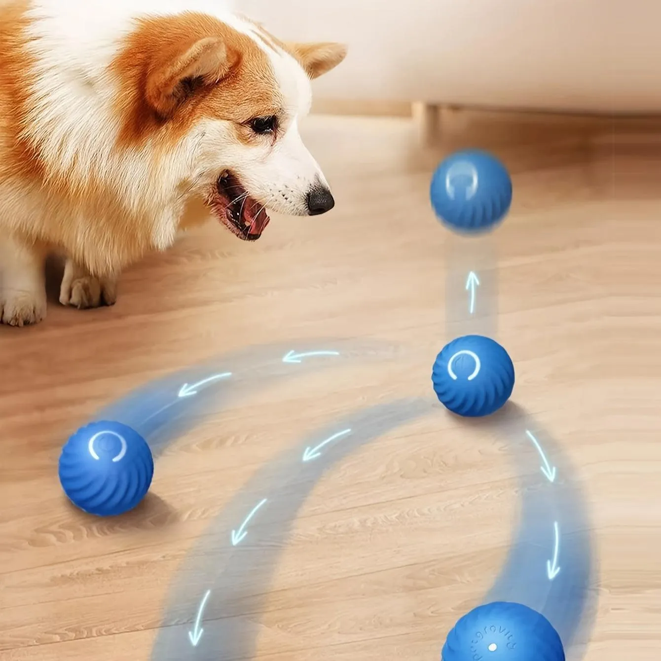 Automatic Rolling Ball Dog Toy