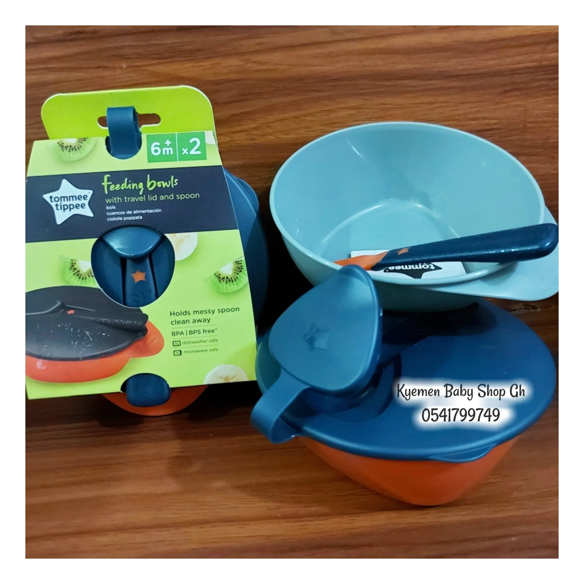 Baby Cereal Feeding Bowl And Spoon (Tommee Tippee) 2pcs