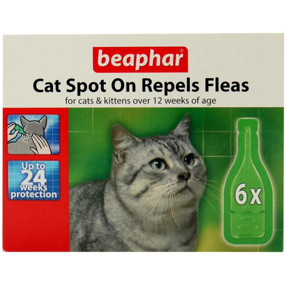 Beaphar | Cat Flea Repellent | Natural Spot On Treatment