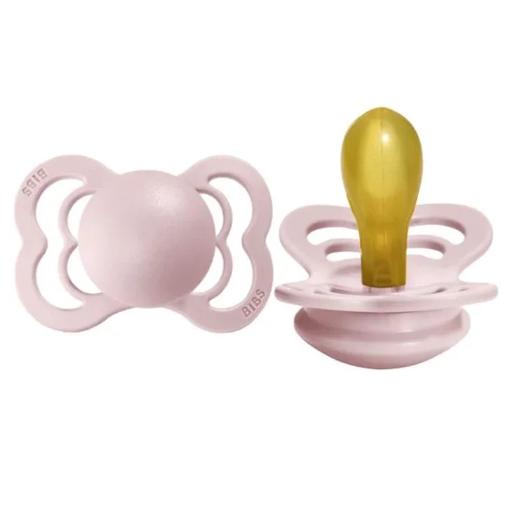 Bibs Supreme Natural Rubber Pacifiers - 2 Pack