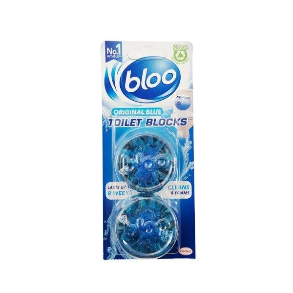 Bloo In Cistern Toilet Blocks Original Blue 2 Pk