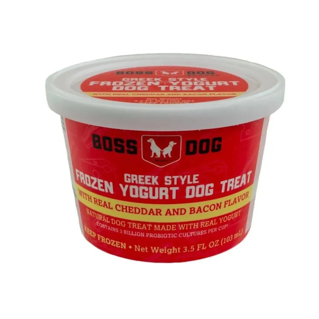 Boss Dog Frozen Yogurt Bacon & Cheddar- Dog & Cat Treat