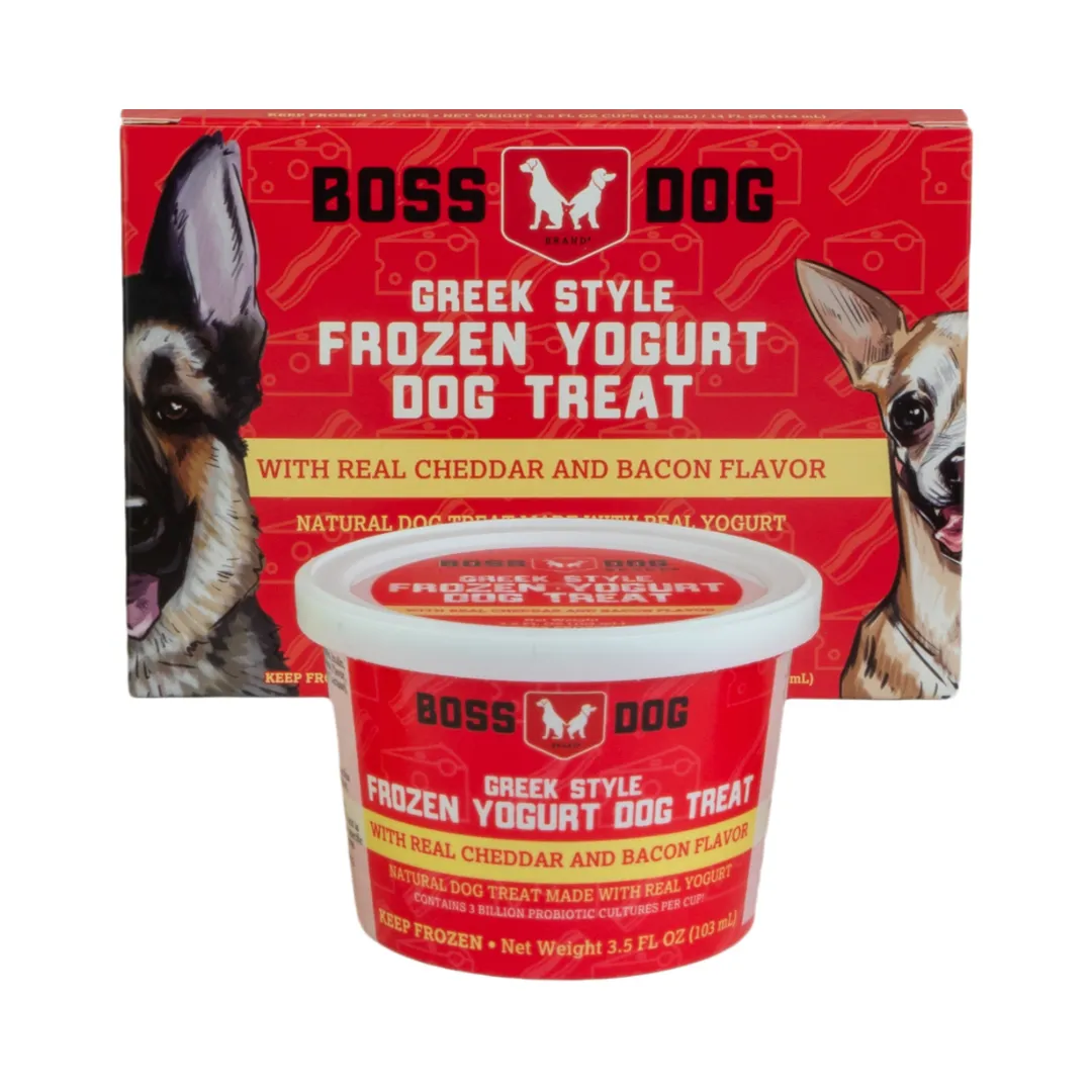 Boss Dog Frozen Yogurt Bacon & Cheddar- Dog & Cat Treat