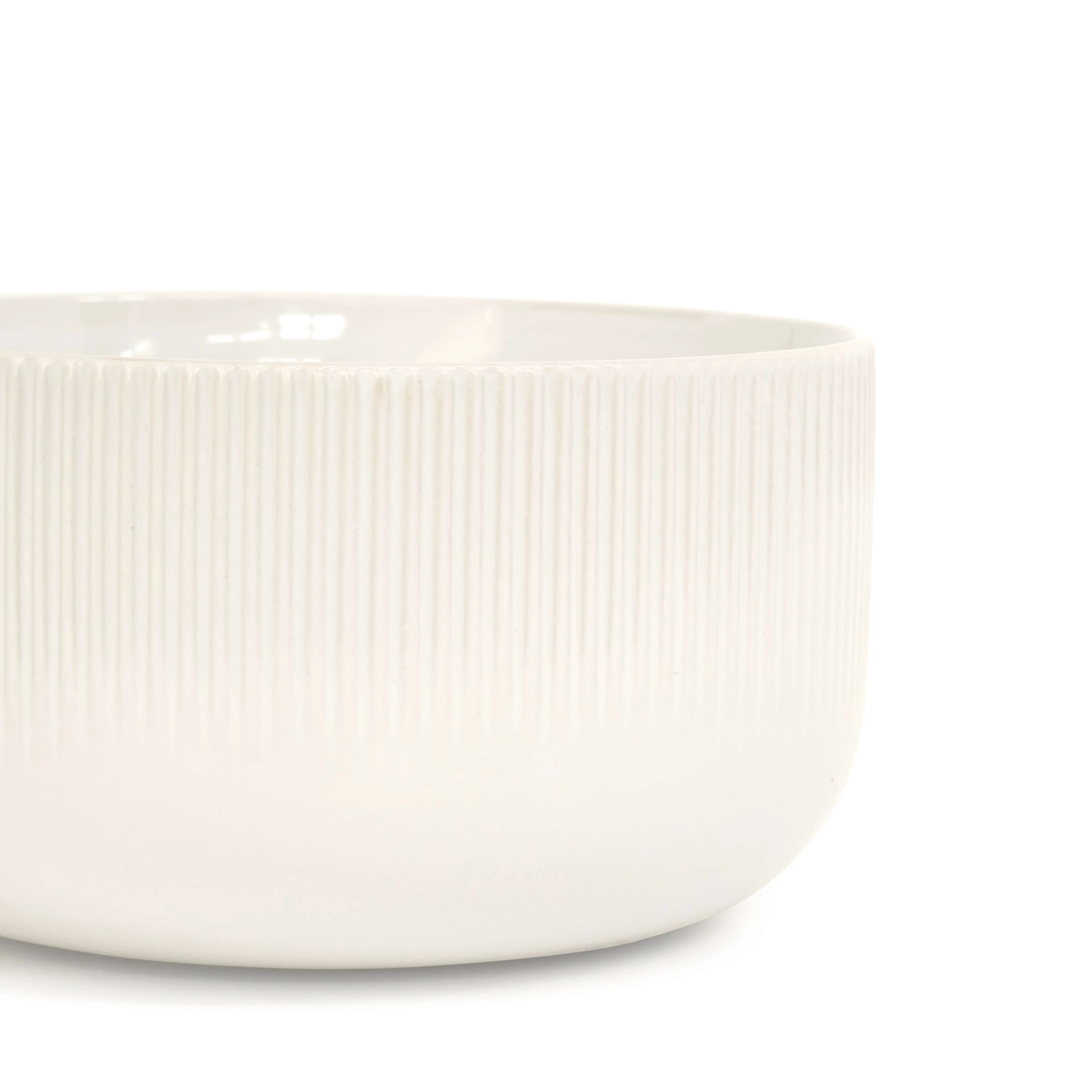 Brae Rice Bowls 12 x 6cm - Set of 4 - White