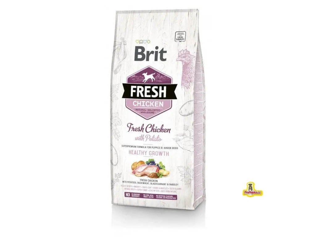 Brit Fresh Chicken with Potato Puppy Healthy Growth 12 kg