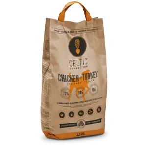 Celtic Connection Dog Chicken with Turkey & Sweet Potato 2.5kg