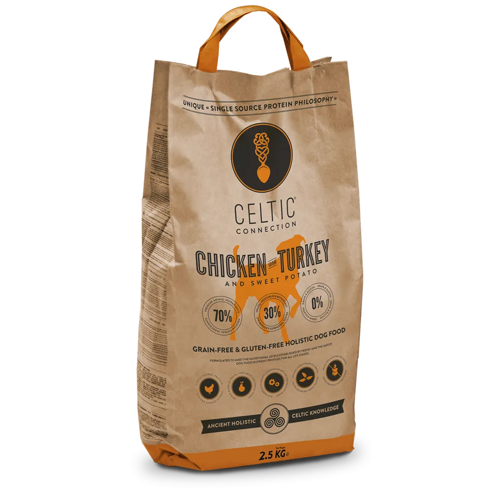 Celtic Connection Dog Chicken with Turkey & Sweet Potato 2.5kg