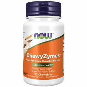 ChewyZymes 90 chewable tablets by NOW