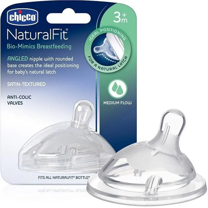 Chicco NaturalFit Inclined Nipple - 1 pack