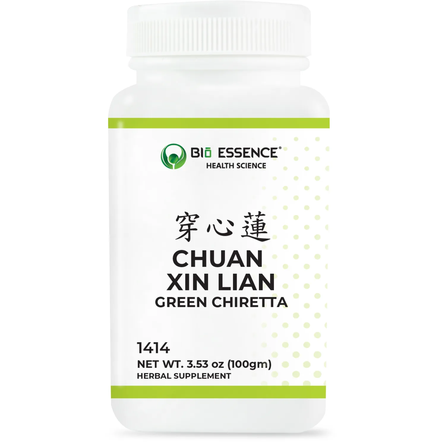 Chuan Xin Lian (Green Chiretta) 100 caps by Bio Essence Health Science