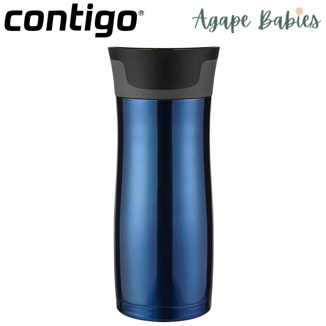 Contigo Autoseal W/Loop Vacuum Insulated Mug 470ml Steel/Blue