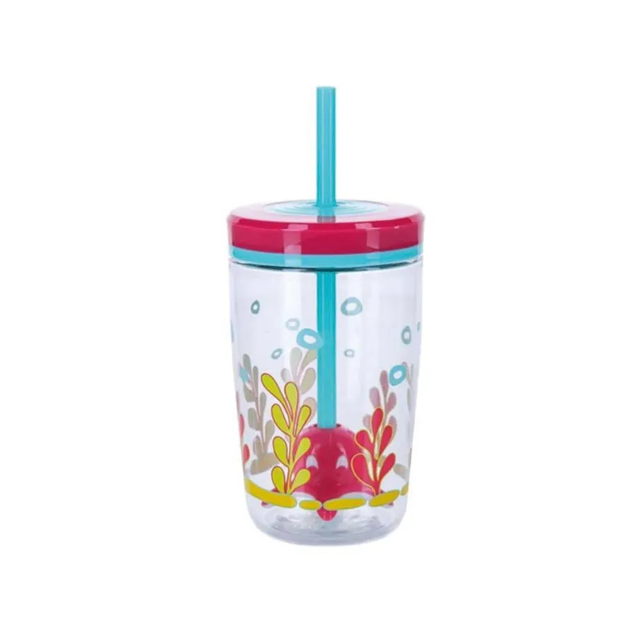 Contigo Bueno Floating Straw Tumbler 470ml - Squid