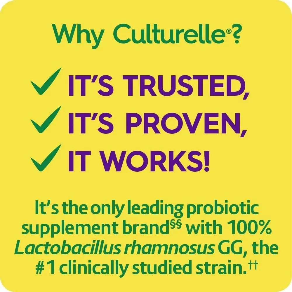 Culturelle Digestive Health Daily Probiotic Orange Chewables - 24 Ct