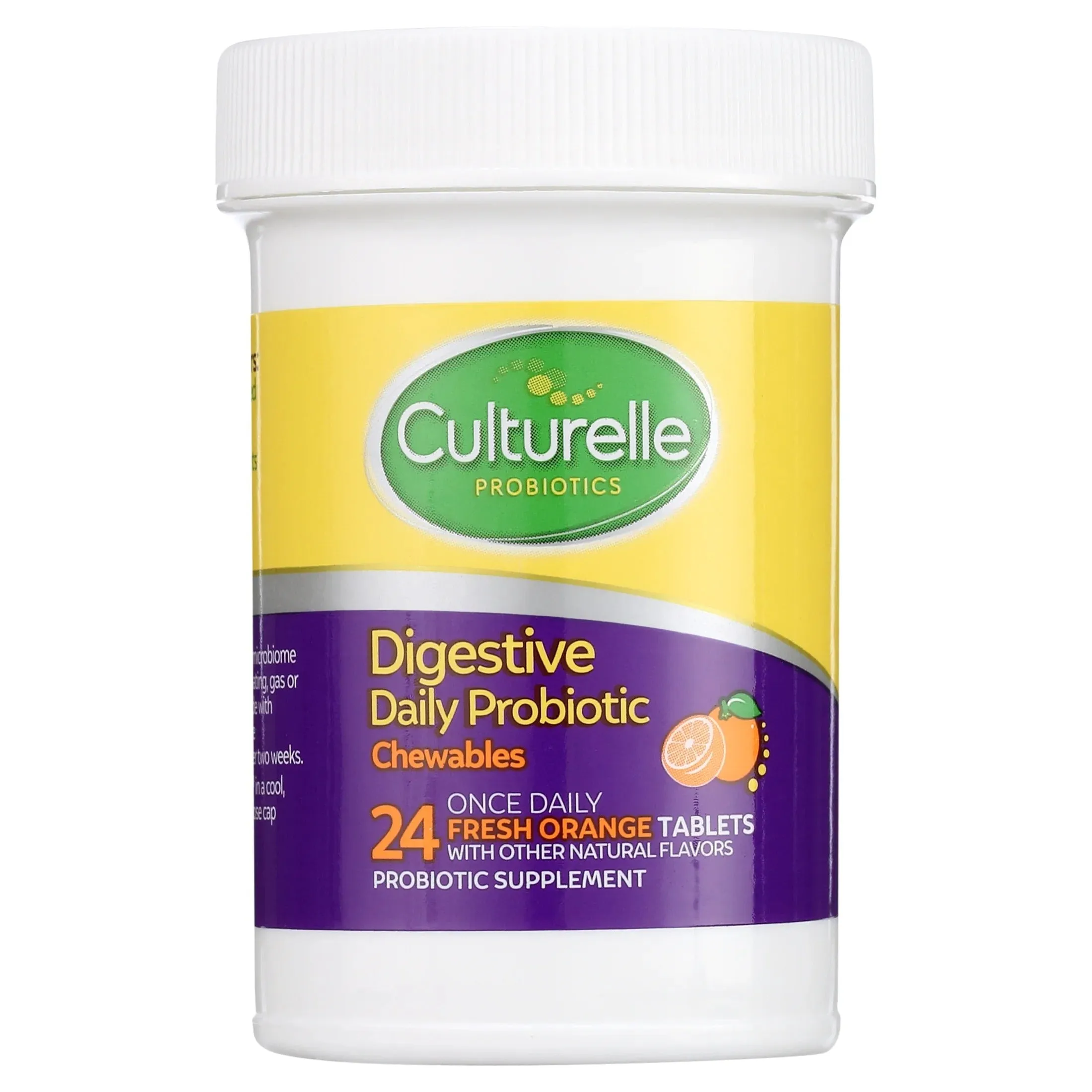 Culturelle Digestive Health Daily Probiotic Orange Chewables - 24 Ct