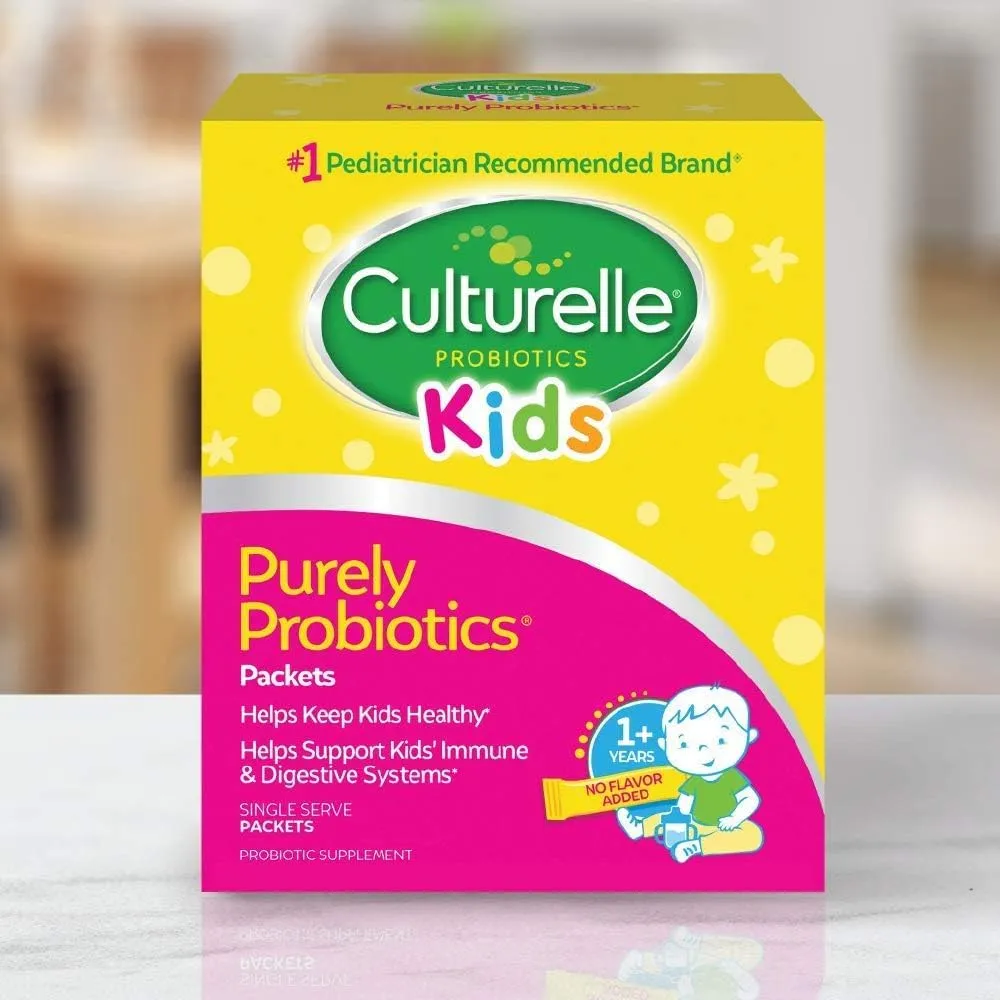 Culturelle Kids Purely Probiotics Daily Supplement Powder Packets - 30 Ct