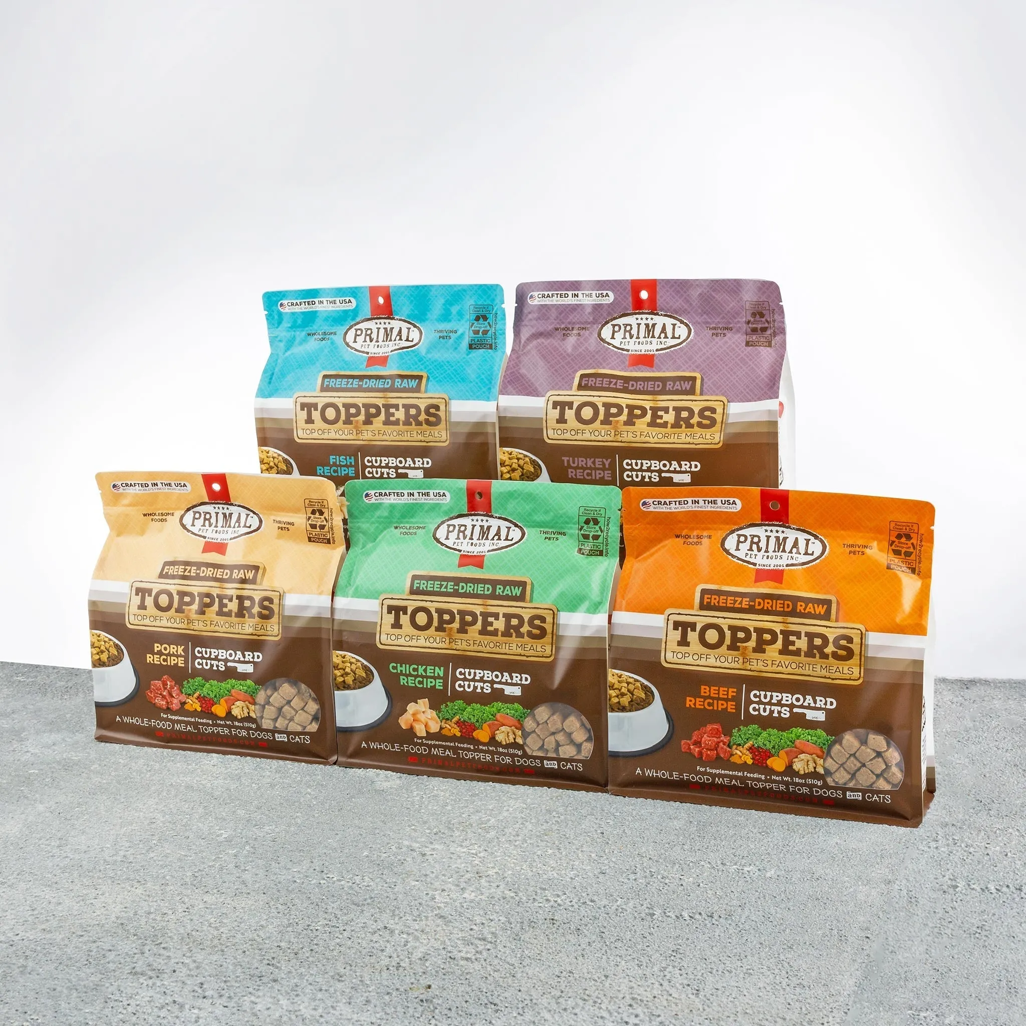 Cupboard Cuts Freeze-Dried Raw Toppers for Cat & Dog