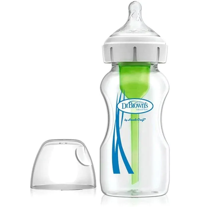 Dr. Brown's Option  Anti-Colic Glass Bottle - Wide Neck - Single Pack