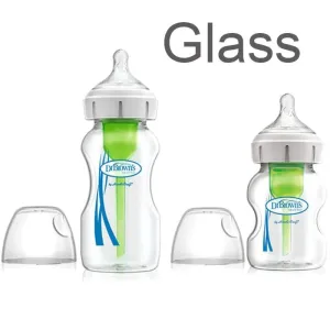 Dr. Brown's Option  Anti-Colic Glass Bottle - Wide Neck - Single Pack