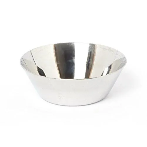 Embassy Pyramid Vati / Curry Bowl, Size 5.5, 225 ml, 10.9 cms (Pack of 6, Stainless Steel)