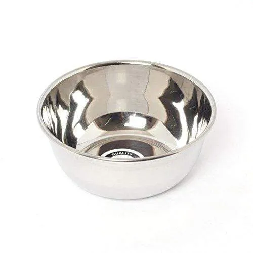 Embassy Vinod Vati / Rice Bowl, Size 4, 225 ml, 10.3 cms (Pack of 6, Stainless Steel)