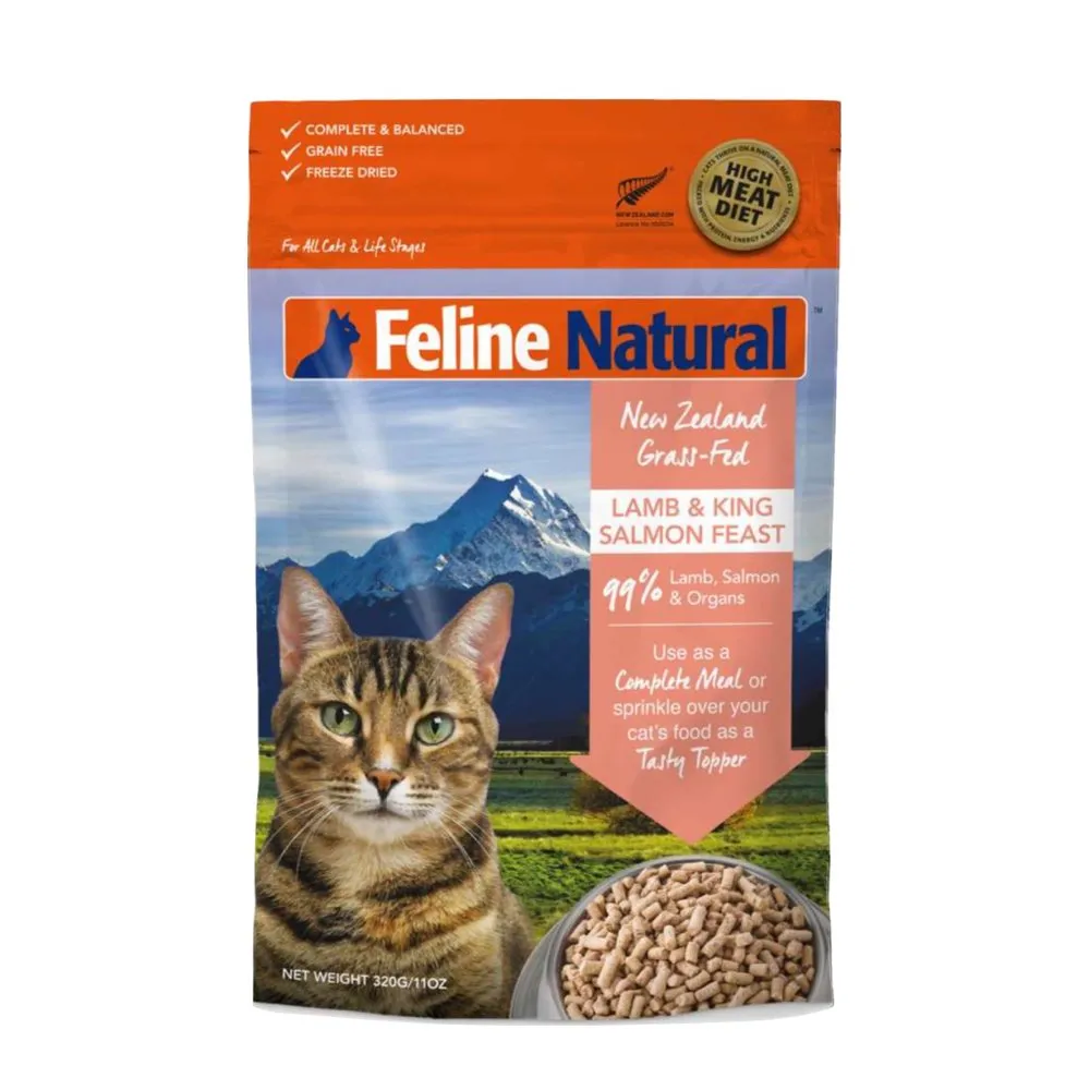 Feline Natural Freeze-Dried Lamb & Salmon Feast Cat Food