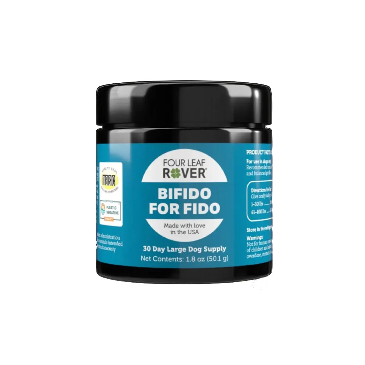 Four Leaf Rover BiFido For Fido Gut Health 1.8oz