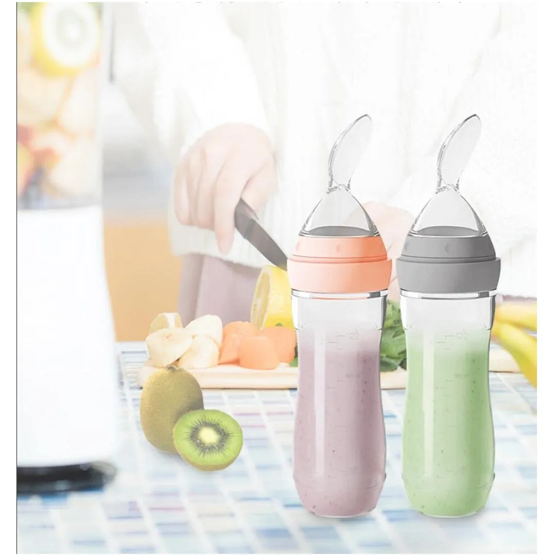 Haakaa Silicone Baby Food Dispensing Spoon Feeder 4oz