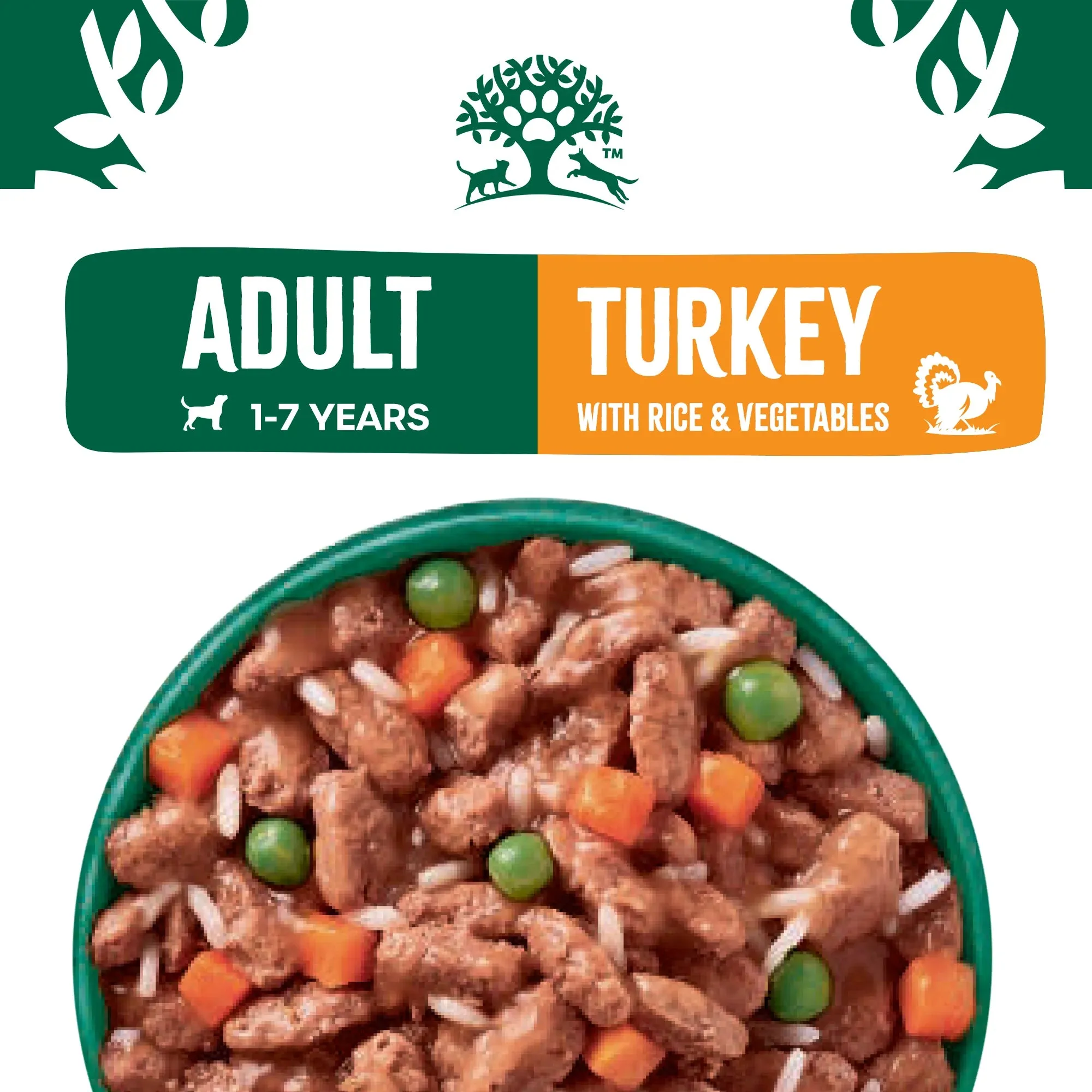 James Wellbeloved Adult SMALL BREED Dog Pouch Turkey with Rice 12 x 90g