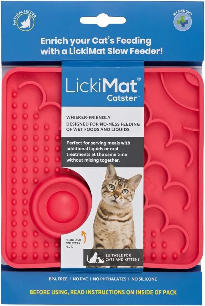 LickiMat Classic Catster Boredom Buster Feeder Mat for Cats