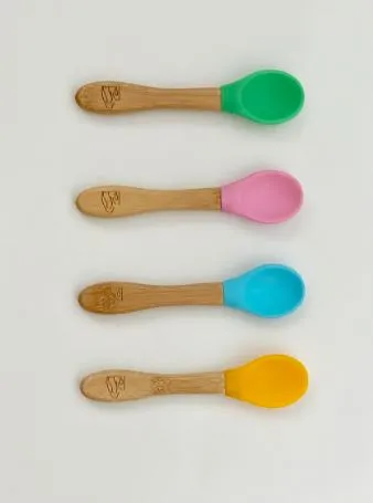 MCK Bamboo-Silicone Spoon - Pink