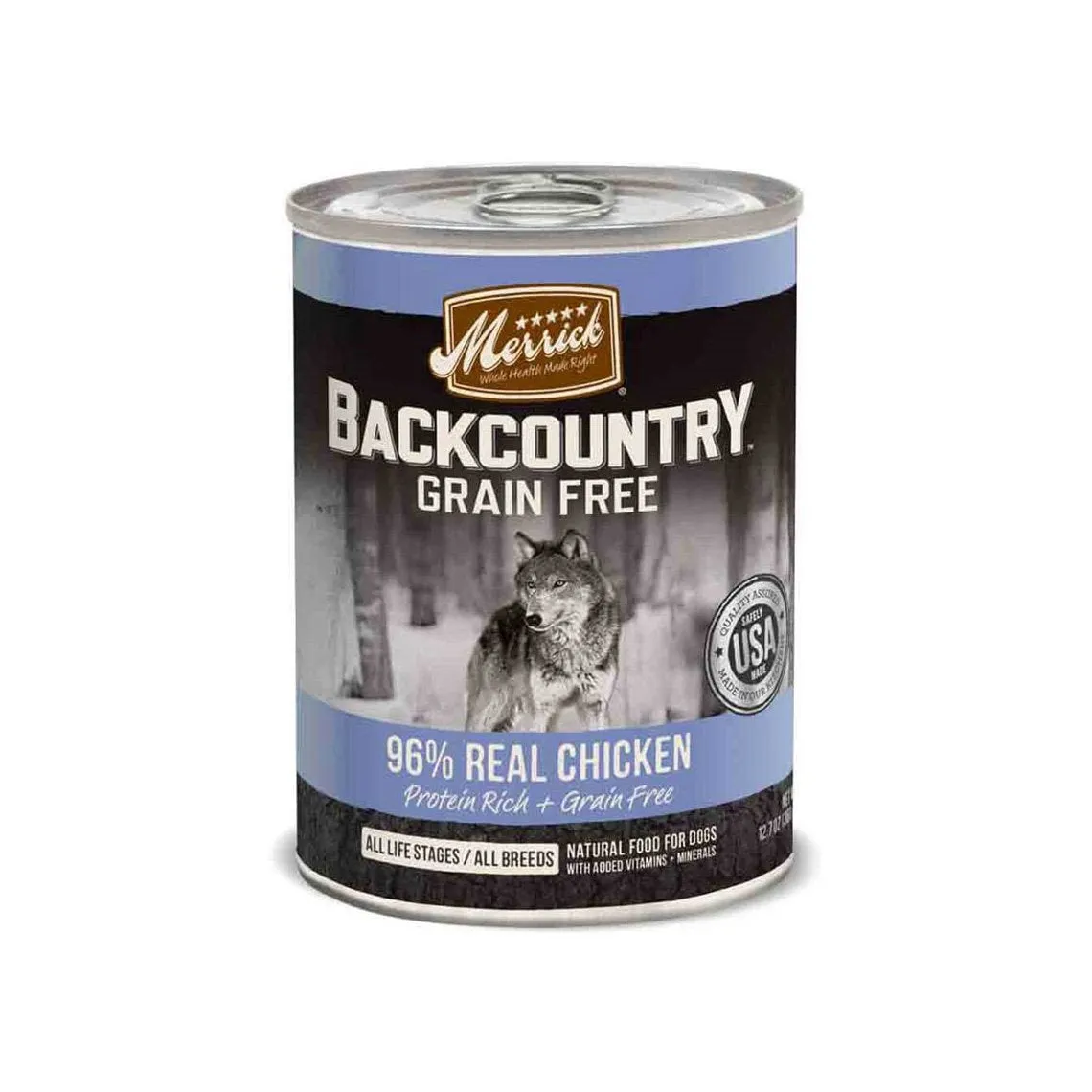 Merrick Backcountry 96% Real Meat Canned Dog Food