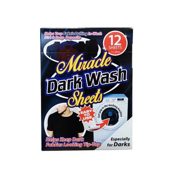 Miracle Dark Wash Sheets 12 Pk