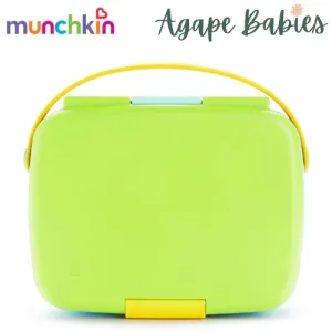 Munchkin Lunch™ Bento Box with Stainless Steel Utensils (Green)