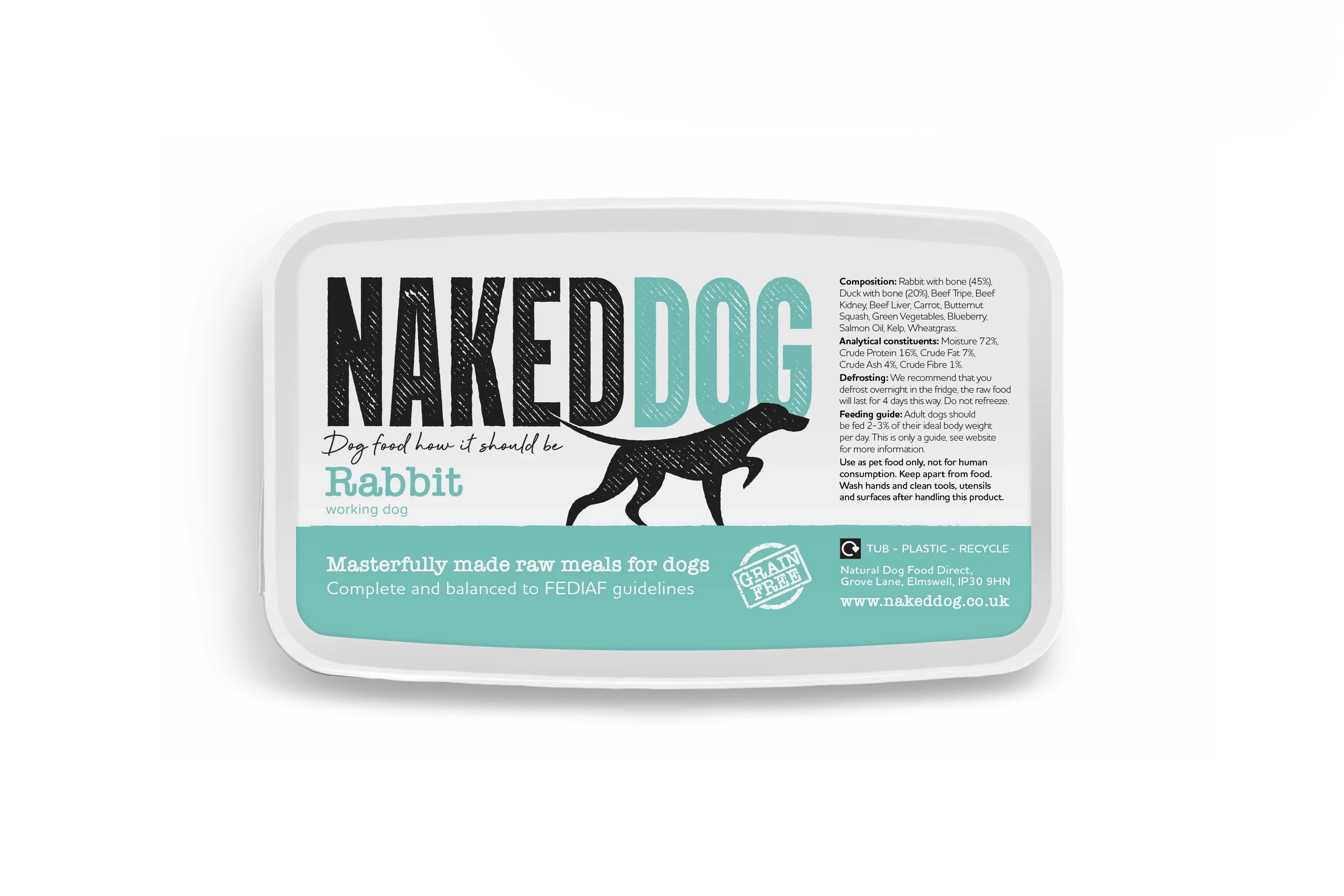 NAKEDDOG Original Rabbit 500g