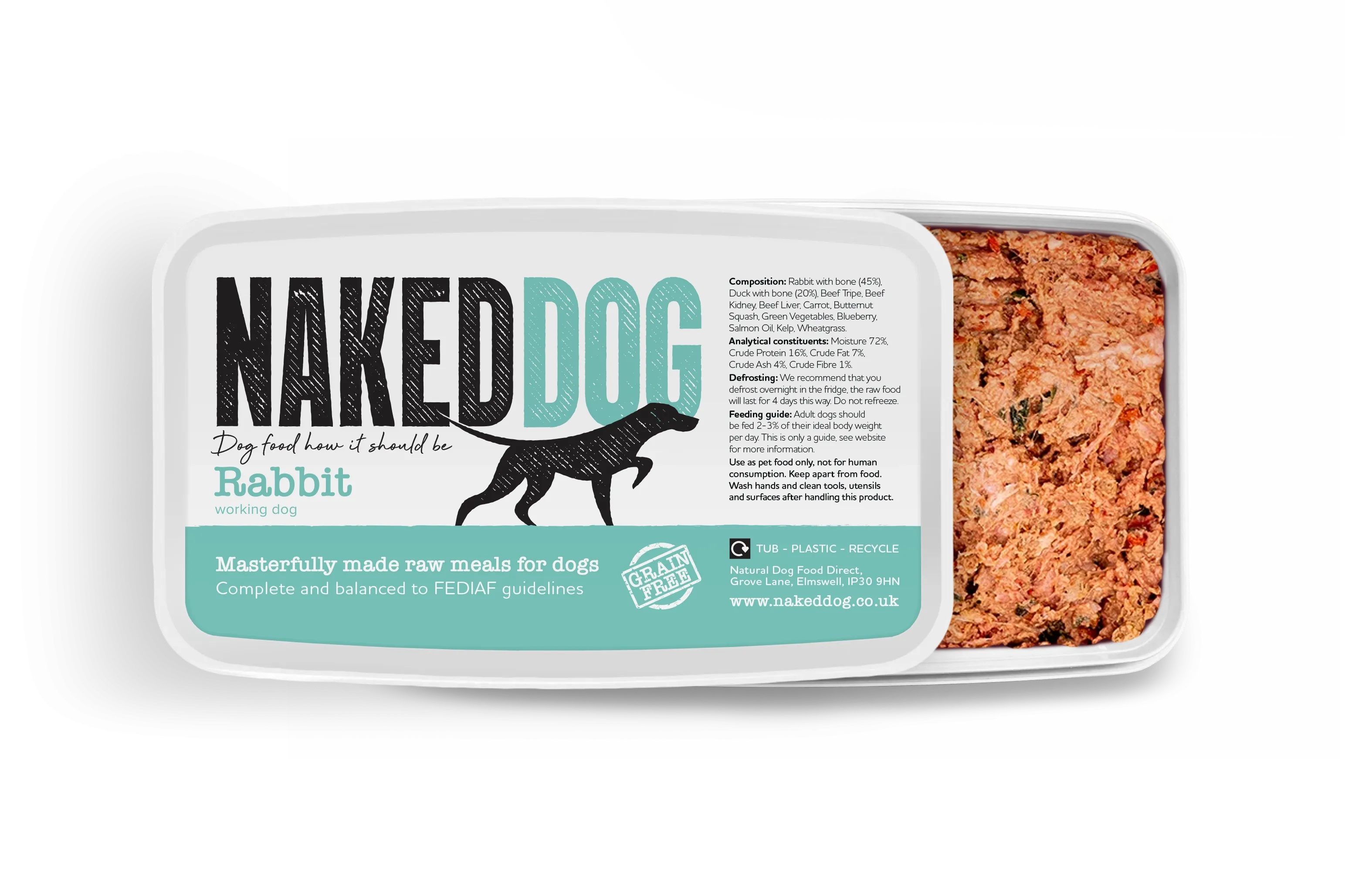 NAKEDDOG Original Rabbit 500g