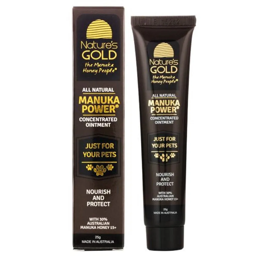 Nature’s Gold Just for Pets Manuka Power Concentrated Ointment 25g