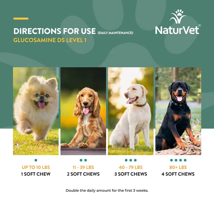 NaturVet Glucosamine DS™ Soft Chews