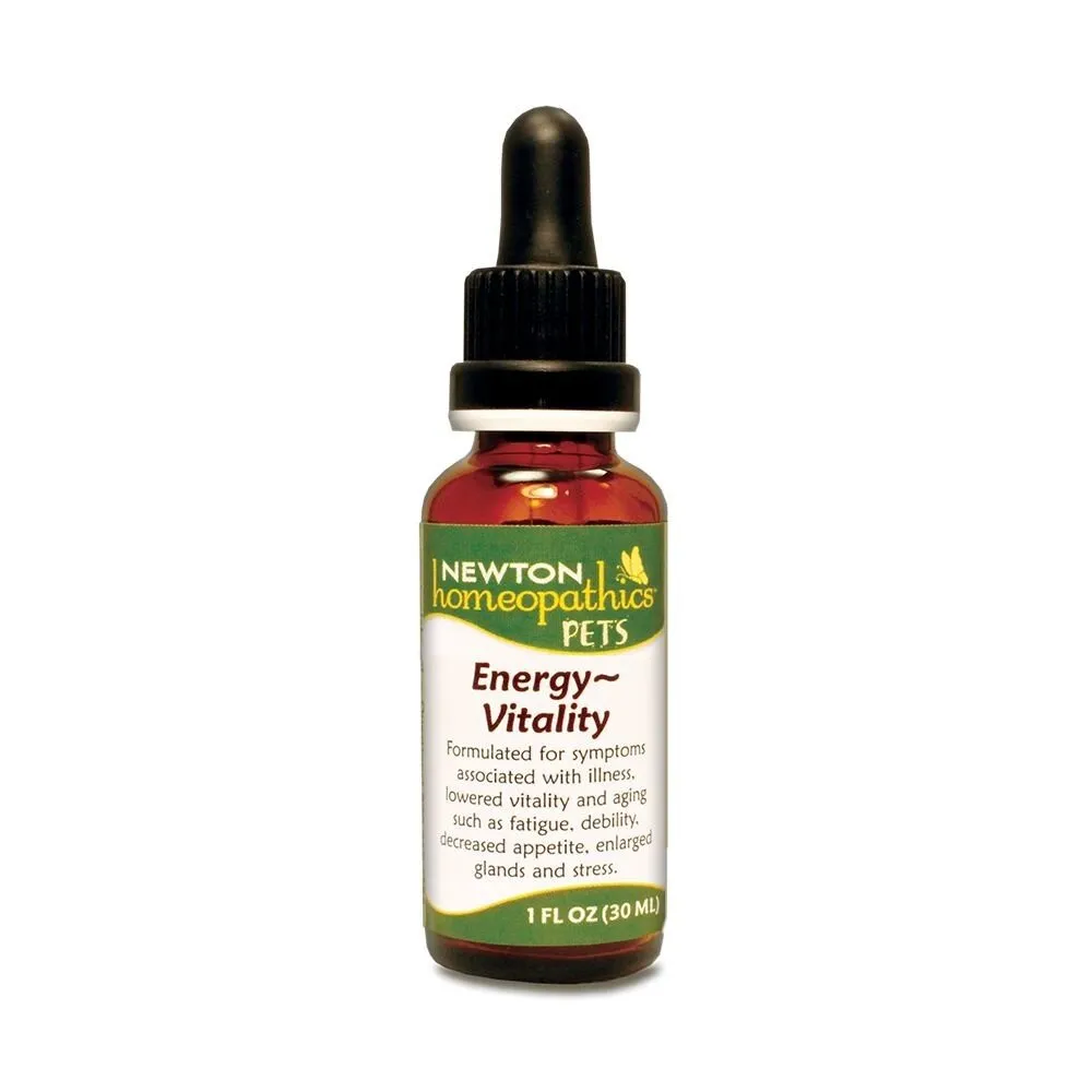 Newton Homeopathics Pets Energy-Vitality 1 oz (30 ml) Liquid