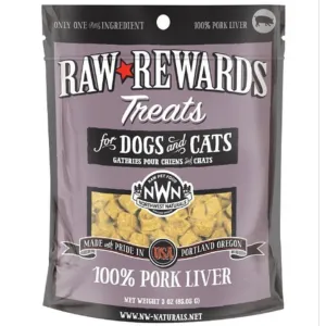 Northwest Naturals Freeze-Dried Pork Liver Dog and Cat Treats 3 oz