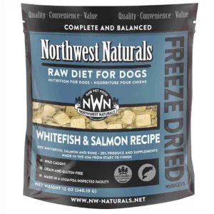 Northwest Naturals Freeze-Dried Raw Whitefish & Salmon Nuggets Dog Food