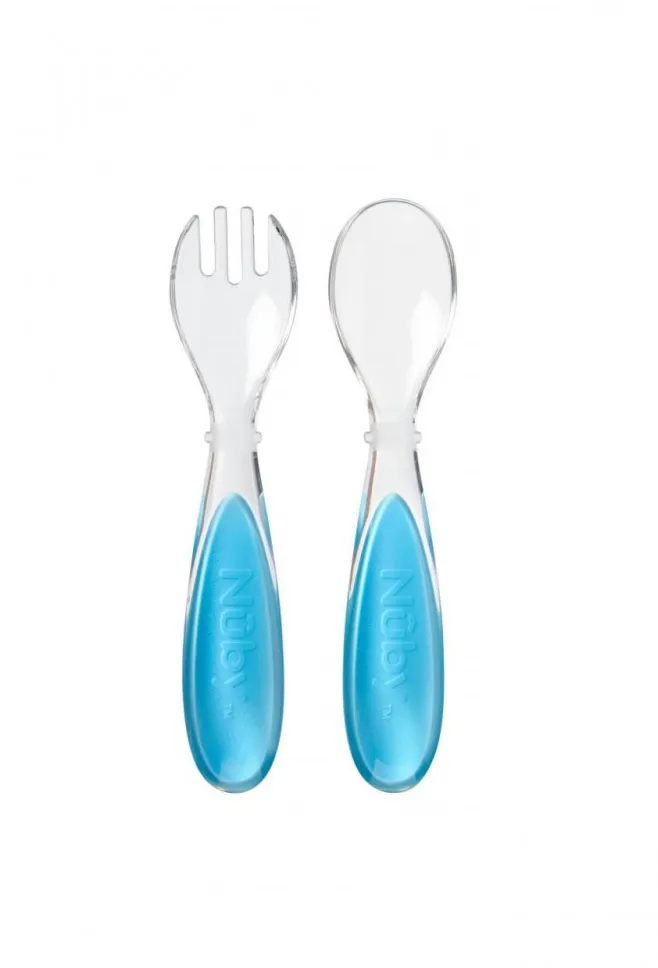 Nuby Fork & Spoon Travel Cutlery