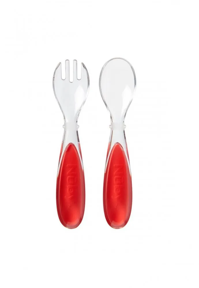 Nuby Fork & Spoon Travel Cutlery