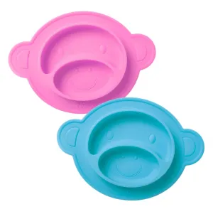 Nuby Monkey Feeding Mat Plate