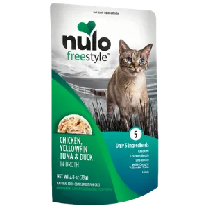 Nulo Grain-Free Chicken & Yellowfin Tuna in Broth Cat Food Topper, 2.8oz