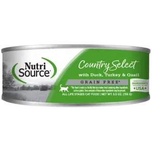 Nutrisource Country Select Grain-Free Canned Cat Food 5.5 oz