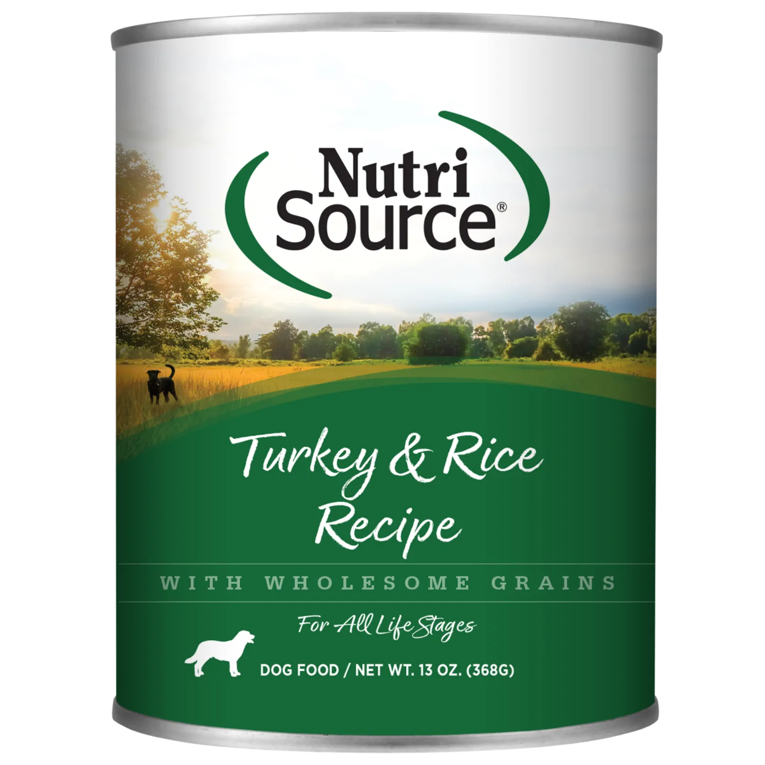 NutriSource Turkey & Rice Formula Canned Dog Food 13-oz